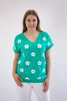 Bluzka krótki rękaw Malwina Zielona UNI