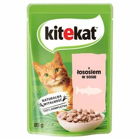 KITEKAT ŁOSOŚ 85G KOT SASZETKA zdjęcie 1