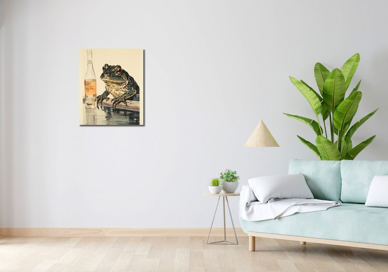 Obraz 50x60cm Refleksje Błotniaka zdjęcie 2