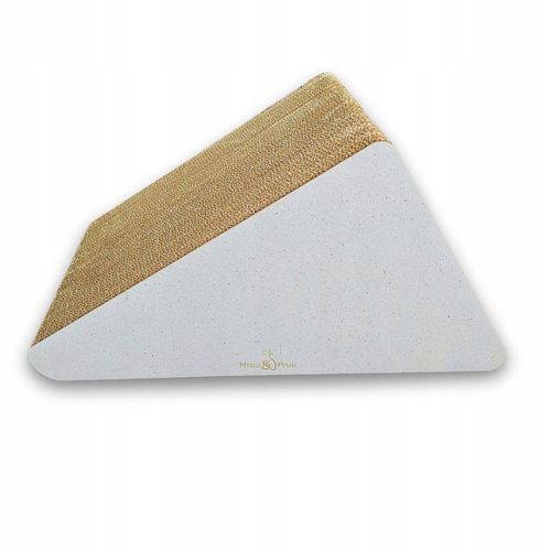 Drapak dla kota TRÓJKĄT | biały | 46 x 39 x 27 x 30 cm | Mruu&Pruu na Arena.pl