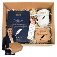 DZIEŃ NAUCZYCIELA PREZENT DLA NAUCZYCIELA WYCHOWAWCZYNI ZESTAW BOX