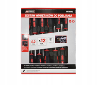 AWTOOLS ZESTAW WKRĘTAKÓW DO POBIJANIA 12szt. AW36952