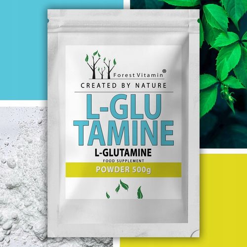 L-GLUTAMINA 500g L-GLUTAMINE 100% CZYSTE AMINOKWASY + BADANIA LABORATORYJNE na Arena.pl