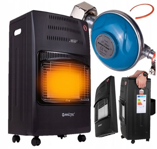 Piec Gazowy na butle 13KG OGRZEWACZ GAZOWY GRZEJNIK MOC 4200W 65m2 REDUKTOR na Arena.pl