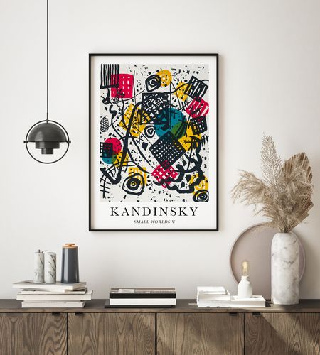 Plakat Kandinsky small worlds 50x70 cm na Arena.pl