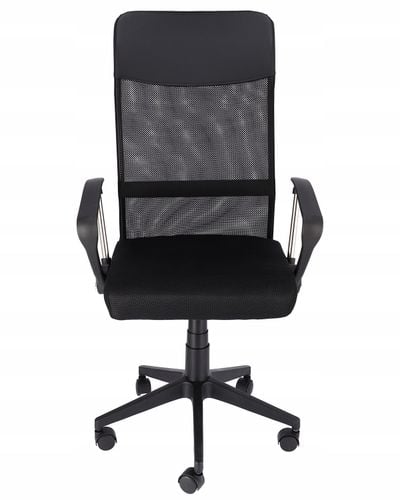 fotel zoom ekoskóra czarna na Arena.pl