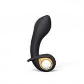 wibrator analny dorcel deep expand silikonowy czarny usb 16 cm