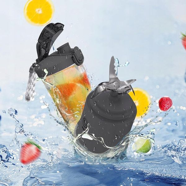 BEZPRZEWODOWY PRZENOŚNY BLENDER TURYSTYCZNY 600ML do Smoothie do Koktajli zdjęcie 12