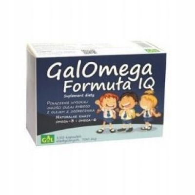 GalOmega Formuła IQ suplement diety, 150 kapsułek na Arena.pl