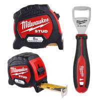 Taśma miernicza miara zwijana 5m magnetyczna metrówka + otwieracz MILWAUKEE