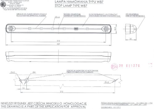 Lampa LED hamowania 6LED 12V-24V (682) na Arena.pl