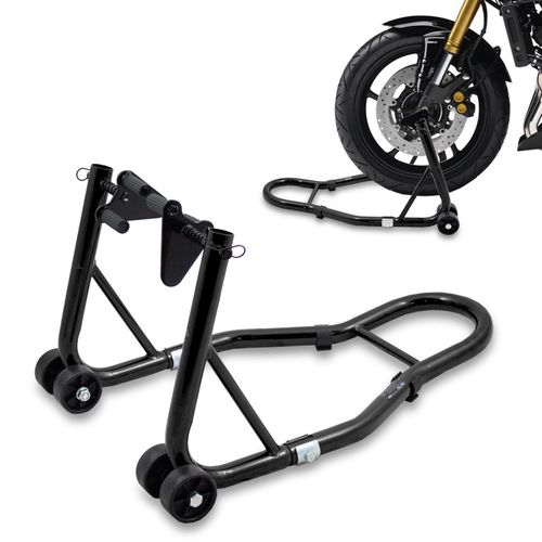 Stojak do motocykla przód czarny na Arena.pl