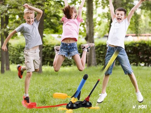 NAJLEPSZY PREZENT NA ŚWIĘTA DLA 5 6 7 8 9 10 LATKA Wyrzutnia RAKIET zestaw na Arena.pl