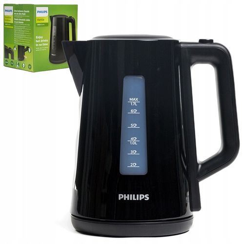 Czajnik elektryczny PHILIPS HD9318/20 Seria 3000 2200W 1,7L czarny na Arena.pl