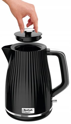 Czajnik elektryczny TEFAL Loft 2400 W czarny KO250830 na Arena.pl