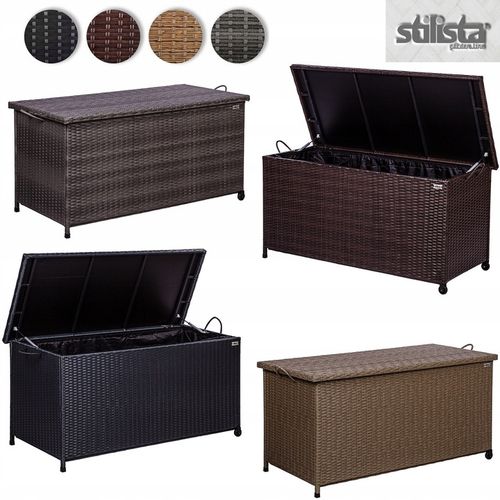 SKRZYNIA OGRODOWA NA TARAS BALKON Z TECHNORATTANU DO PRZECHOWYWANIA na Arena.pl