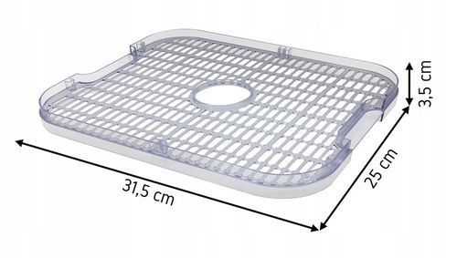 Suszarka do Grzybów OWOCÓW Warzyw Yoer Timer INOX na Arena.pl