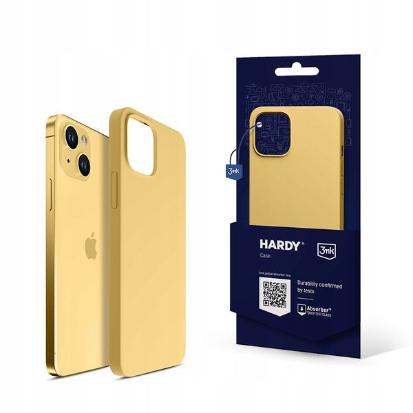 Etui na Apple iPhone 15 Plus - 3mk HARDY Silicone MagCase Yellow zdjęcie 1