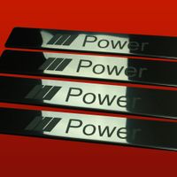 Listwa progowa BMW 5 SERIES E39 POWER Stal nierdzewna 304 połysk 4szt