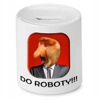 Skarbonka Nosacza Janusza Do Roboty!!! Z Nadrukiem Ze Zdjęciem