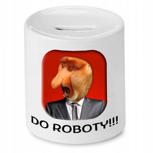 Skarbonka Nosacza Janusza Do Roboty!!! Z Nadrukiem Ze Zdjęciem na Arena.pl