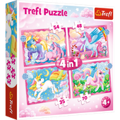 ND01_189175 PUZZLE 4w1 Jednorozce i magia 34389