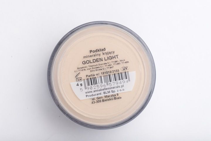 Annabelle Minerals Podkład kryjący Golden Light 4g zdjęcie 10