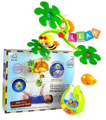 LEAN 1166 Karuzela do łóżeczka LAS TROPIKALNY Interaktywna na Arena.pl