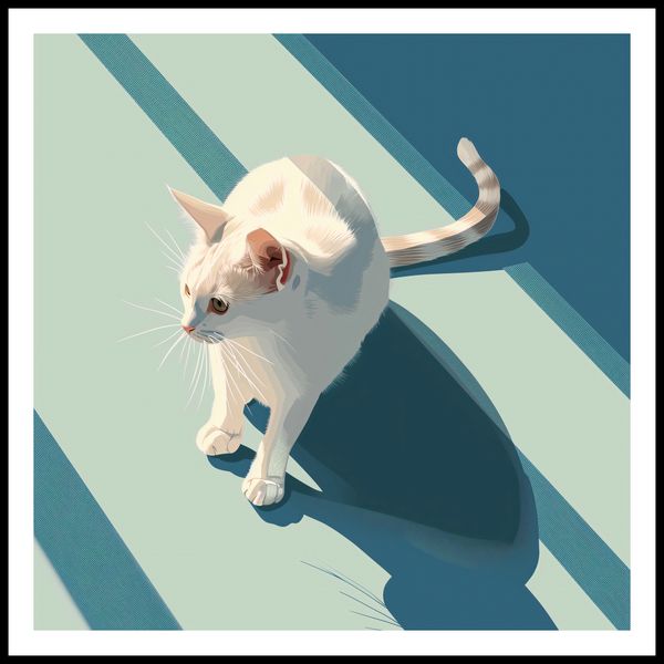 Plakat 70x70cm Kocia Persona zdjęcie 3