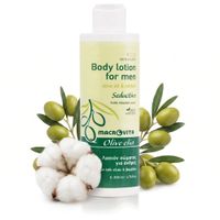 MACROVITA Olive.elia Seductive naturalne mleczko do ciała dla mężczyzn z bio-oliwą i bawełną 200ml