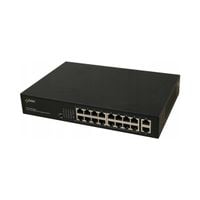 Switch PoE Pulsar S116 -16x PoE, 2xUplink Gigabit