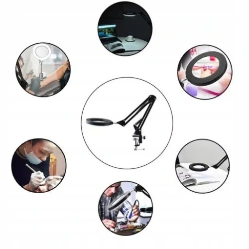 LAMPA LED LUPA kosmetyczna do rzęs makijażu biała na Arena.pl