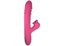 silicone vibrator - 7 rotating functions and 7 licking functions