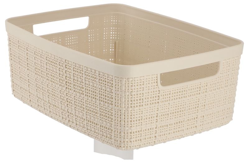 Curver 245374 koszyk okrągły z przykrywką Jute zdjęcie 4