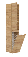 Szafka Łazienkowa z Koszem Na Pranie 35cm Craft Złoty 804 FSC ABRA CMD