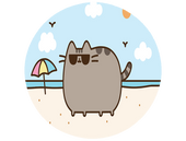 Opłatek na tort Pusheen