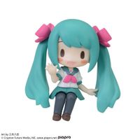 Piapro Characters - Hatsune Miku - Chokonose Figure - Chokonose More Plus Mini Figure - 16th Anniversary ver. - DERP FACE