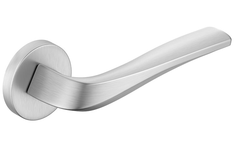 KLAMKA DRZWIOWA PREMIUM FLOW R KOLOR CHROM zdjęcie 1