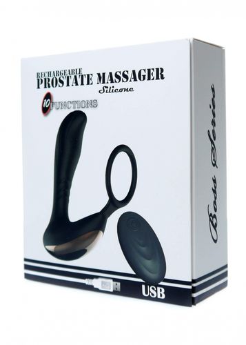 stymulator prostate massager with ring usb 10 function / remote control na Arena.pl