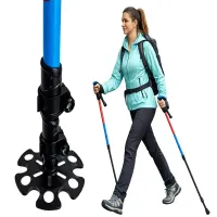 Kijki do chodzenia nordic walking trekkingowe 3 końcówki i pokrowiec