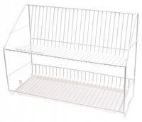 SUSZARKA DO NACZYŃ Ociekacz DWUPOZIOMOWA Stojąca Wisząca POLSKA Biała S2B