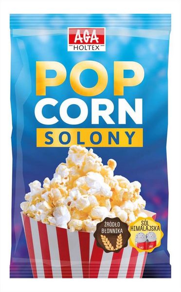 Aga Holtex Popcorn solony 90g zdjęcie 1
