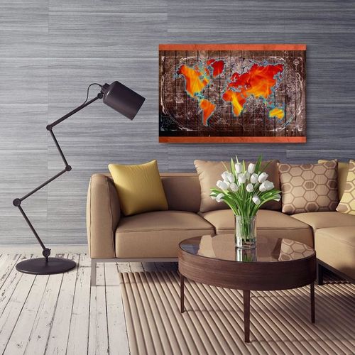 Deco Panel, Mapa świata 40x30 na Arena.pl