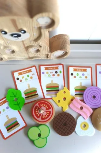 Restauracja Duży Drewniany Burger FSC WOOPIE GREEN na Arena.pl