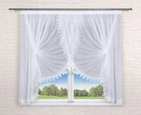 FIRANA GOTOWA 400x180,WOAL,PODCIĄGANA NA SZARFACH