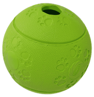 Zabawka dla psa piłka na przysmaki o zapachu zielona 6,5cm UNIQ PETS
