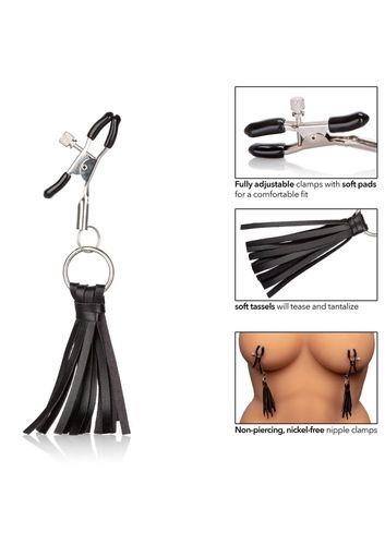 Playful Tassels Nipple Clamps Black na Arena.pl