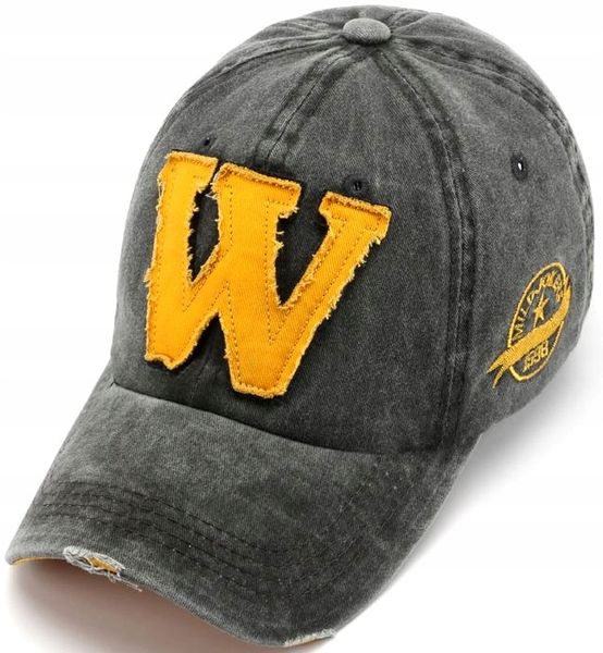 Czapka Jeansowa Z Daszkiem Bejsbolówka Sport zdjęcie 2