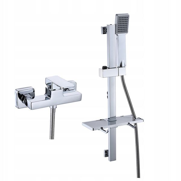 Bateria prysznicowa zxc chrom zdjęcie 2