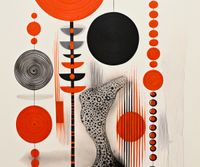 Plakat 60x50cm Kontrastowy Kosmos